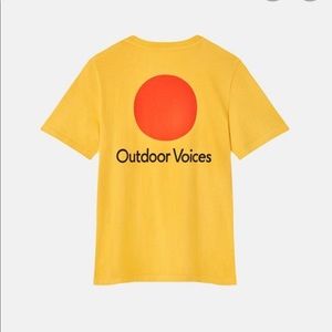 Outdoor voices circle t shirt
